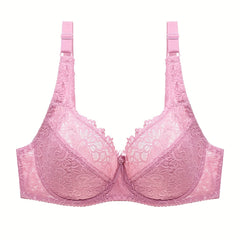 Floral Lace Full Coverage Underwire Bra
