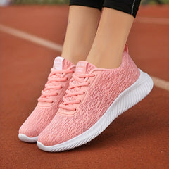 Breathable Knitted Sports Shoes for Outdoor Running