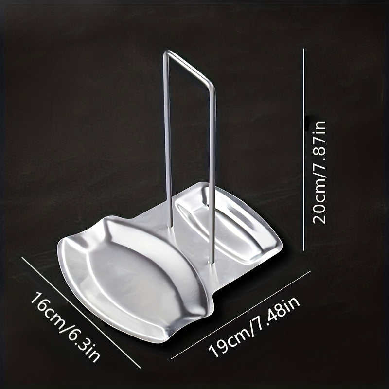 Stainless Steel Pot Lid Rack Shelf Drain Tray Bracket Rest Shelf Kitchen Accesso
