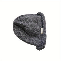 Winter Warm Knit Hat Thickened Beanie Unisex Skull Cap Lightweight Solid