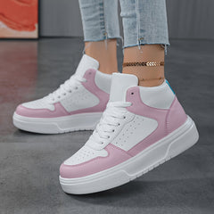 Women's Lightweight Chunky Sneakers - Casual Versatile Skate Shoes