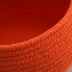 Cotton Rope Storage Box Pumpkin Shaped Desktop Storage Home Decor Year Gift