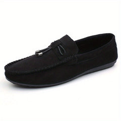 Men's Moccasin Loafer Shoes Comfy Slip On Driving Shoes