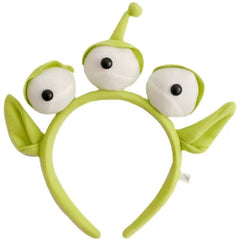Three Eyed Alien Monster Headband Plush Headwear