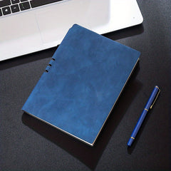 A5 Sheep Soft Leather Notebook Pen Type