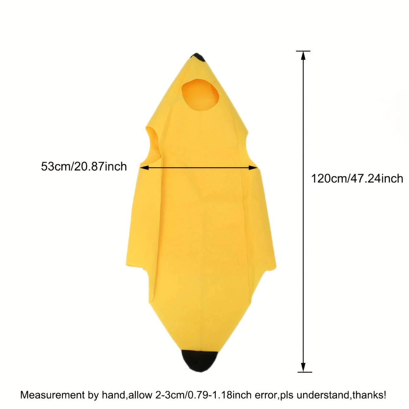 Banana Jumpsuit Costume Funny Fancy Dress for Carnival Halloween Party