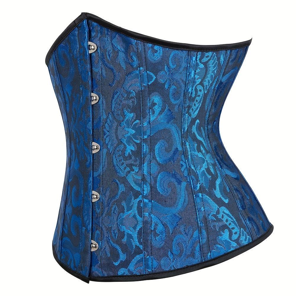 Strapless Corset Bustier Tummy Control Lace Up Body Shaper