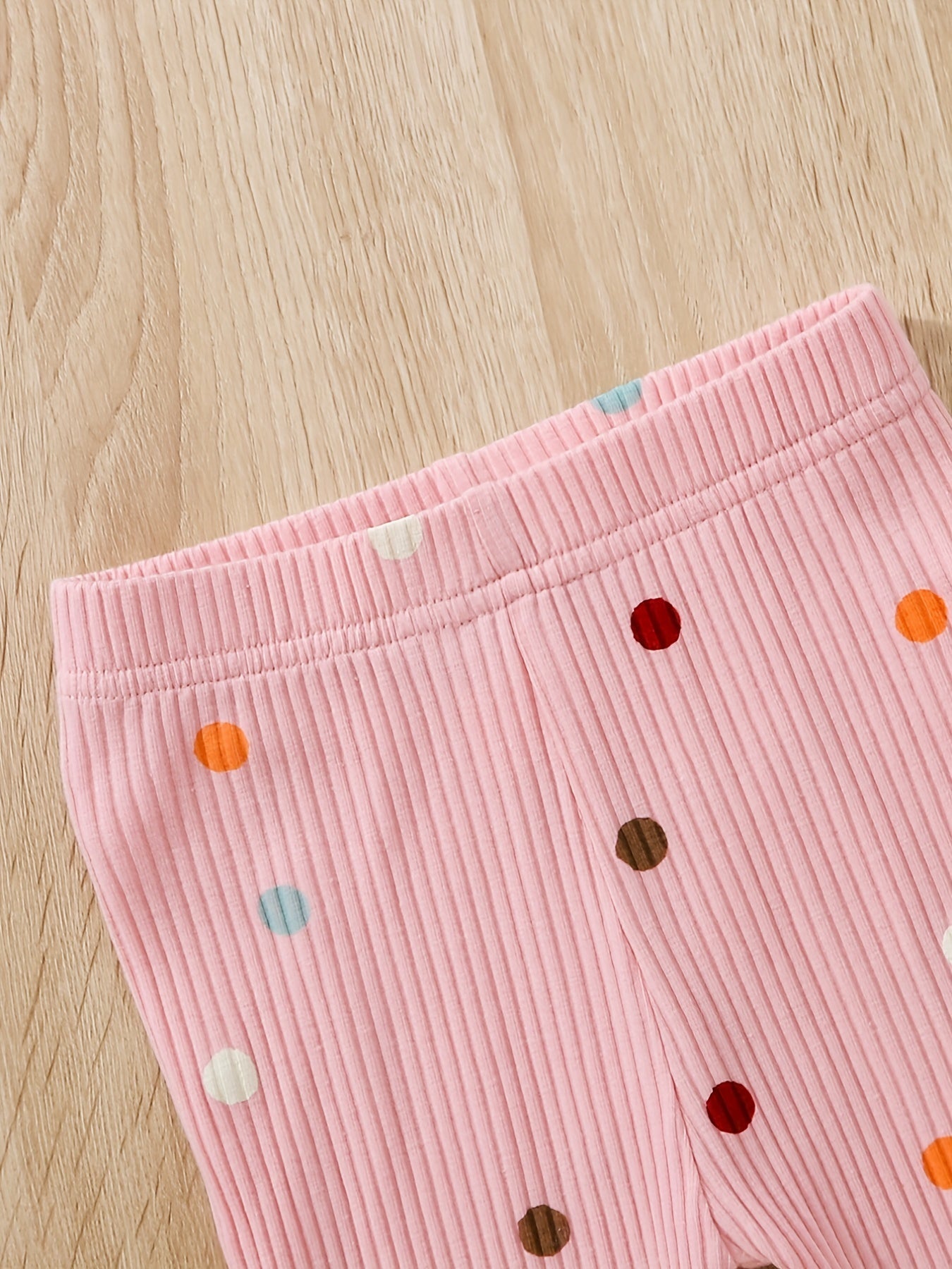 Polka Dot Romper & Pants Set for Newborn Girls