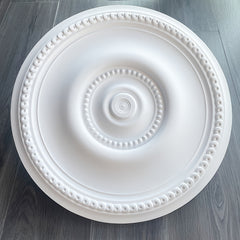 PU European Style Lamp Panel Ceiling Decoration Round Carved Lamp Holder