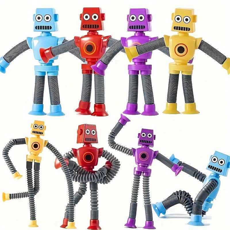 Flexible Telescopic Tube Shape Shifting Robot Toy for Kids