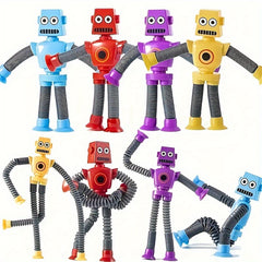 Flexible Telescopic Tube Shape Shifting Robot Toy for Kids