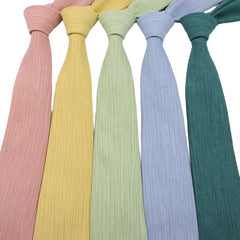 Classic Polyester Necktie Wedding Tie Vintage Skinny Men's Tie
