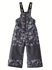 Boys Insulated Waterproof Snowsuit Ski Pants
