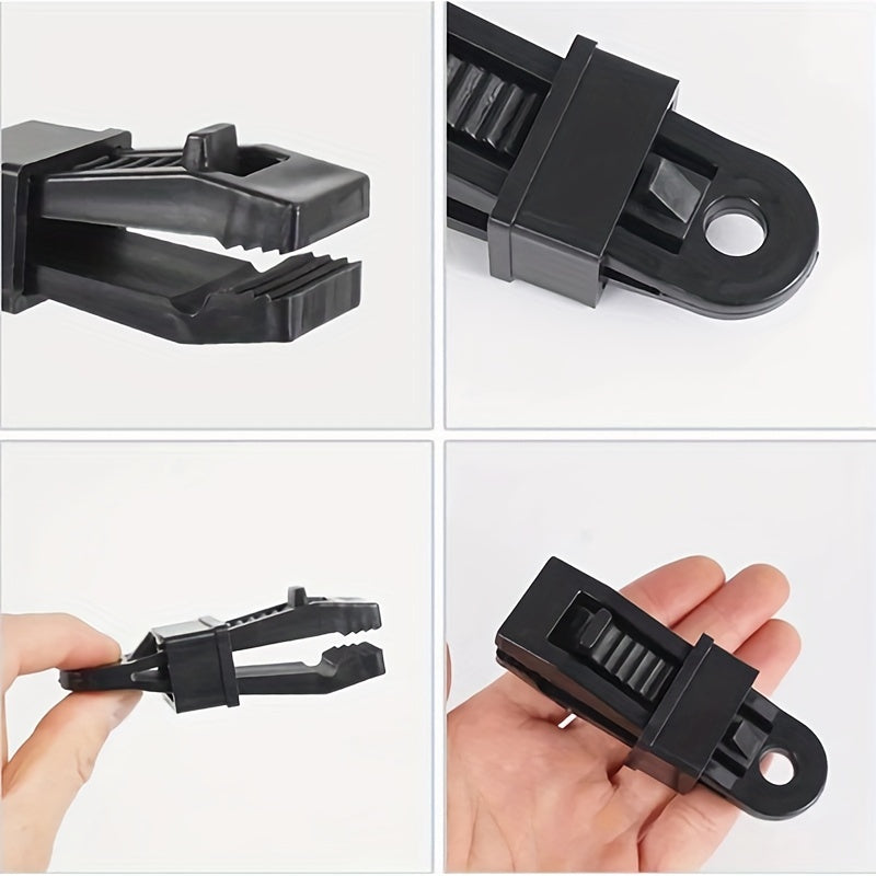 6pcs Tent Canopy Clips Heavy Duty Tarp Clamps