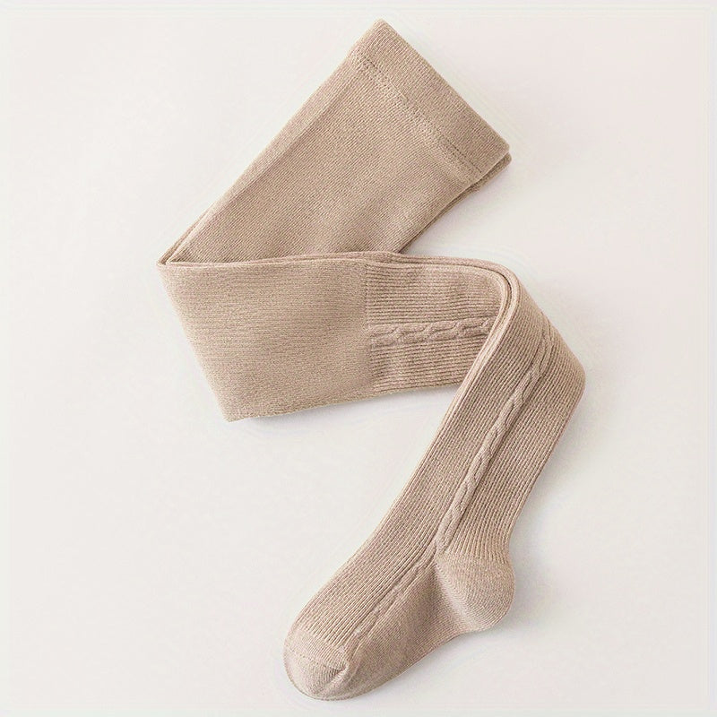 Girls Plain Leggings Breathable Comfortable Tights Socks For Kids