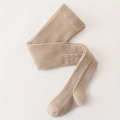 Girls Plain Leggings Breathable Comfortable Tights Socks For Kids