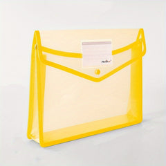 A4 Poly Envelope Expanding File Wallet Snap Closure Label Pocket