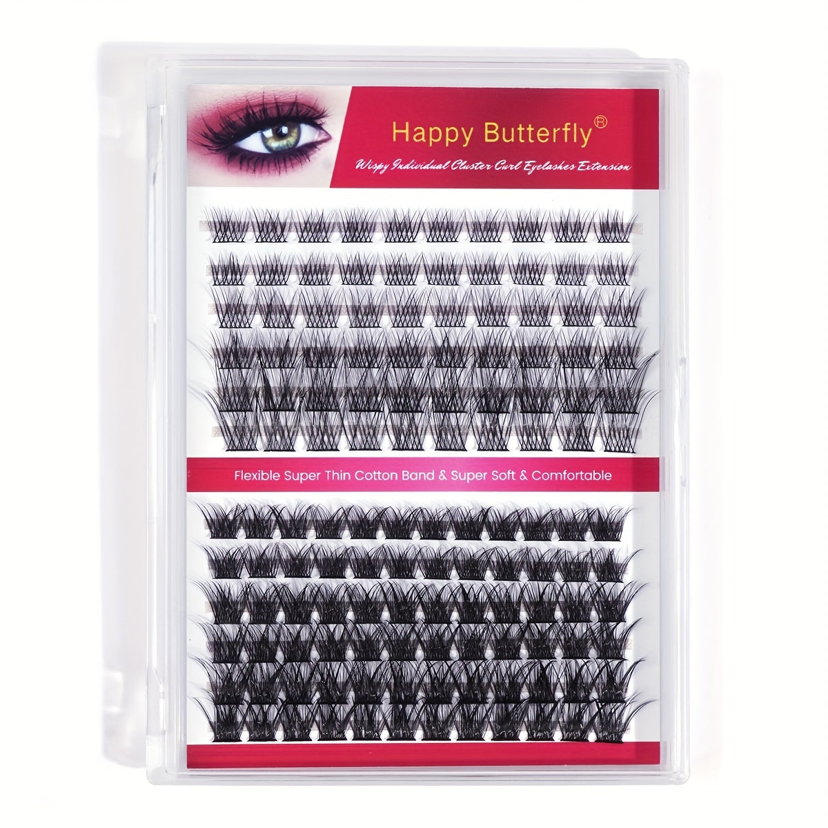 120 Clusters False Eyelashes 7 14mm Mixed DIY Segmented Eyelashes