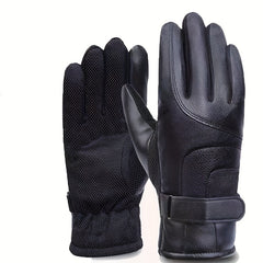 Winter Touch Screen Gloves Thickened Warm Wind Rain Cold Resistance