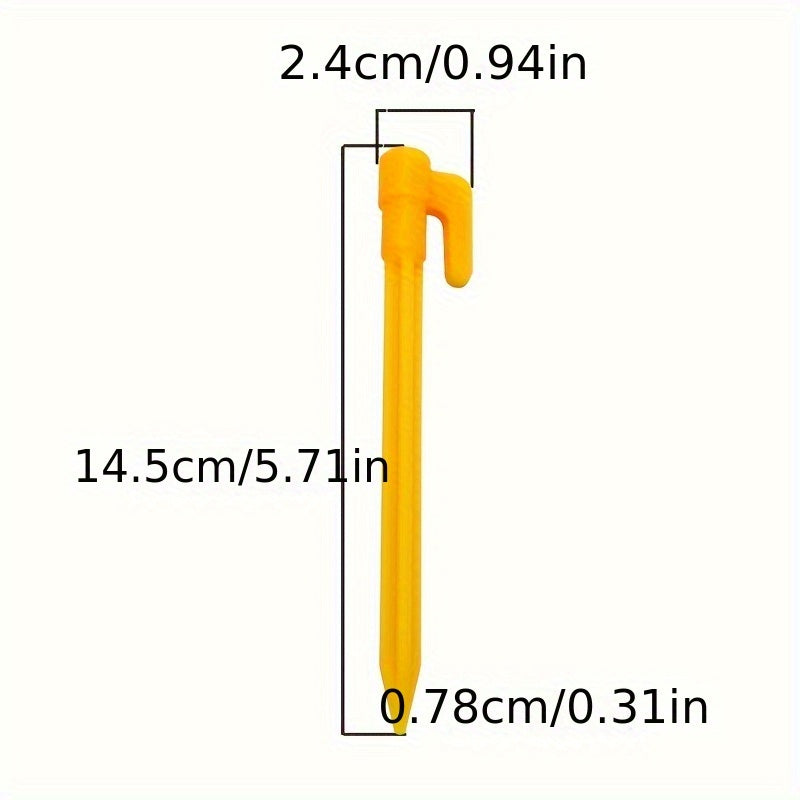 Plastic Ground Nail Garden Grass Cloth Weed Barrier Tent Landscape Anchors