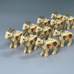 Wild Fun Goat MOC Desktop Ornament Building Block Set