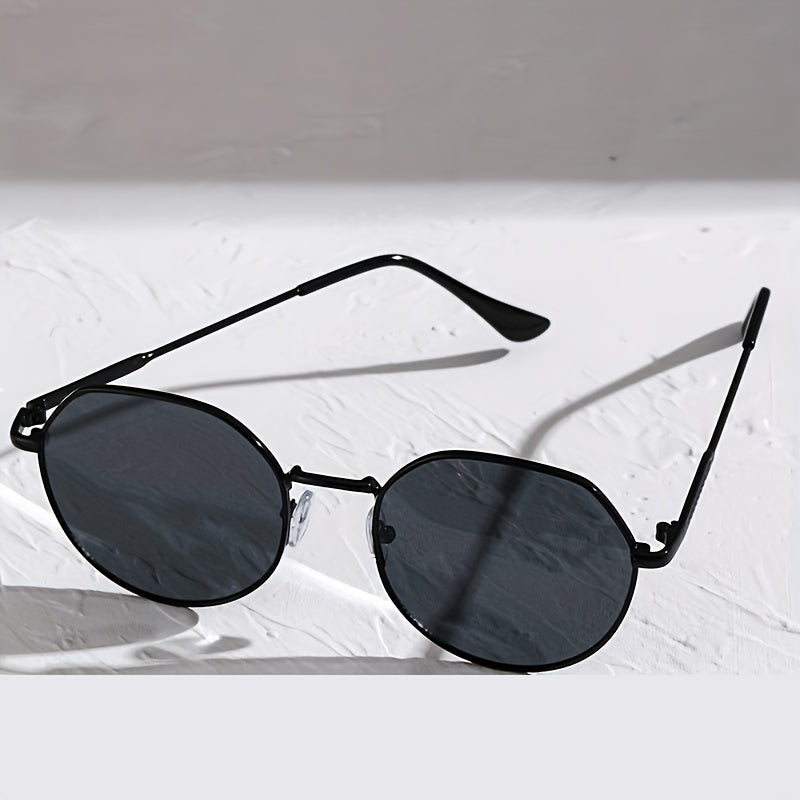 Vintage Round Metal Sunglasses