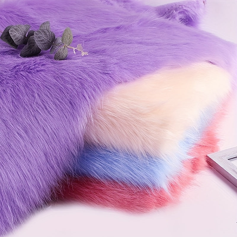 Fox Fur Fabric Fursuit Animal Ears Cotton Doll Clothes Patterned Wool