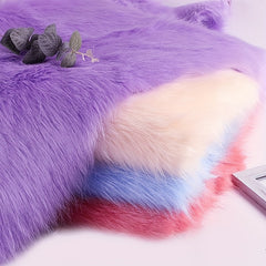 Fox Fur Fabric Fursuit Animal Ears Cotton Doll Clothes Patterned Wool