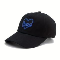 Embroidery Sunshade Baseball Cap Outdoor Peaked Cap