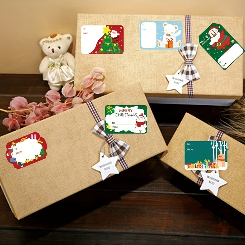 108pcs Christmas Stickers Gift Sealing Stickers Party Decoration Stickers