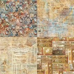 Magical World Theme Paper for DIY Scrapbook 6 Inch Single Sided