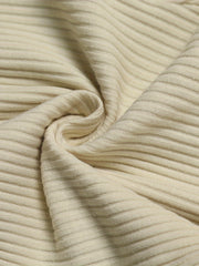 Ribbed Long Sleeve Jumpsuit Pajamas