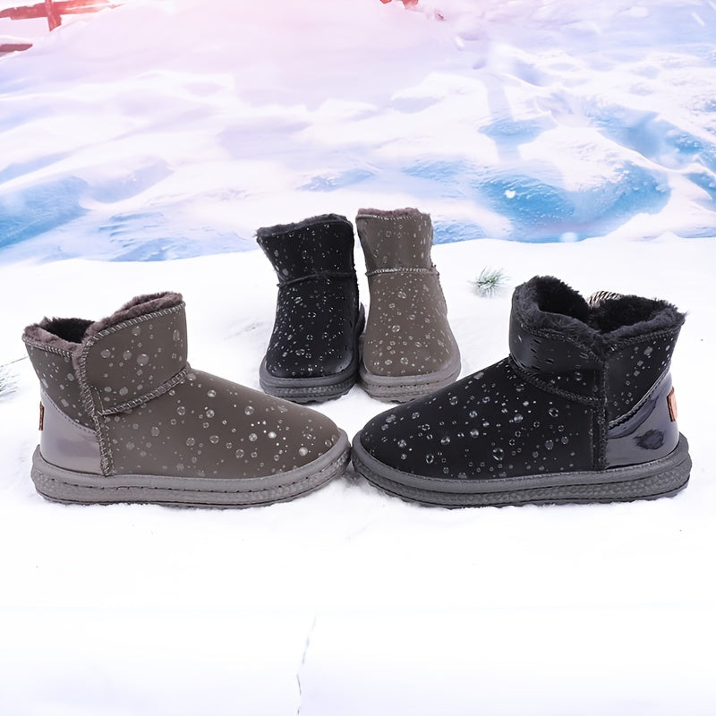 Women's Waterproof Faux Fur Snow Boots