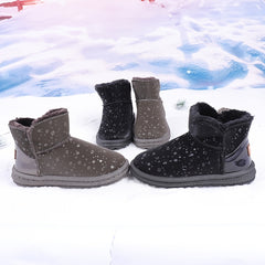 Women's Waterproof Faux Fur Snow Boots