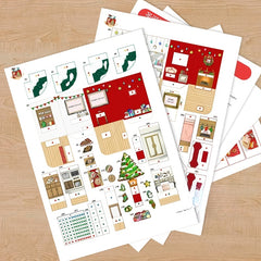 Christmas Pop up Book Greeting Card DIY