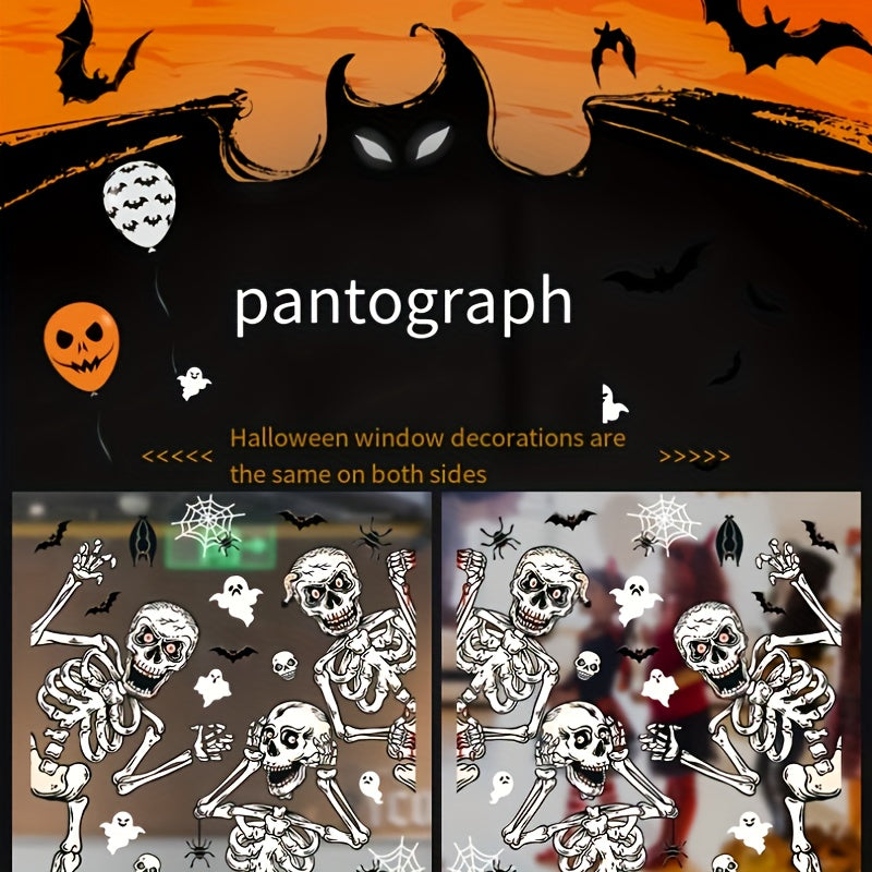 Halloween Scary Wall Stickers Mummy Pumpkin Stickers