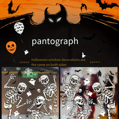 Halloween Scary Wall Stickers Mummy Pumpkin Stickers