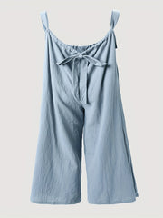 Women's Plus Size Casual Wide Leg Overalls