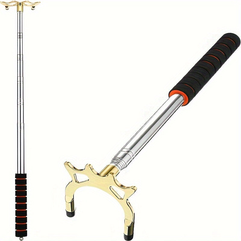 Stainless Steel Cue Holder Retractable Removable Billiard Accessories