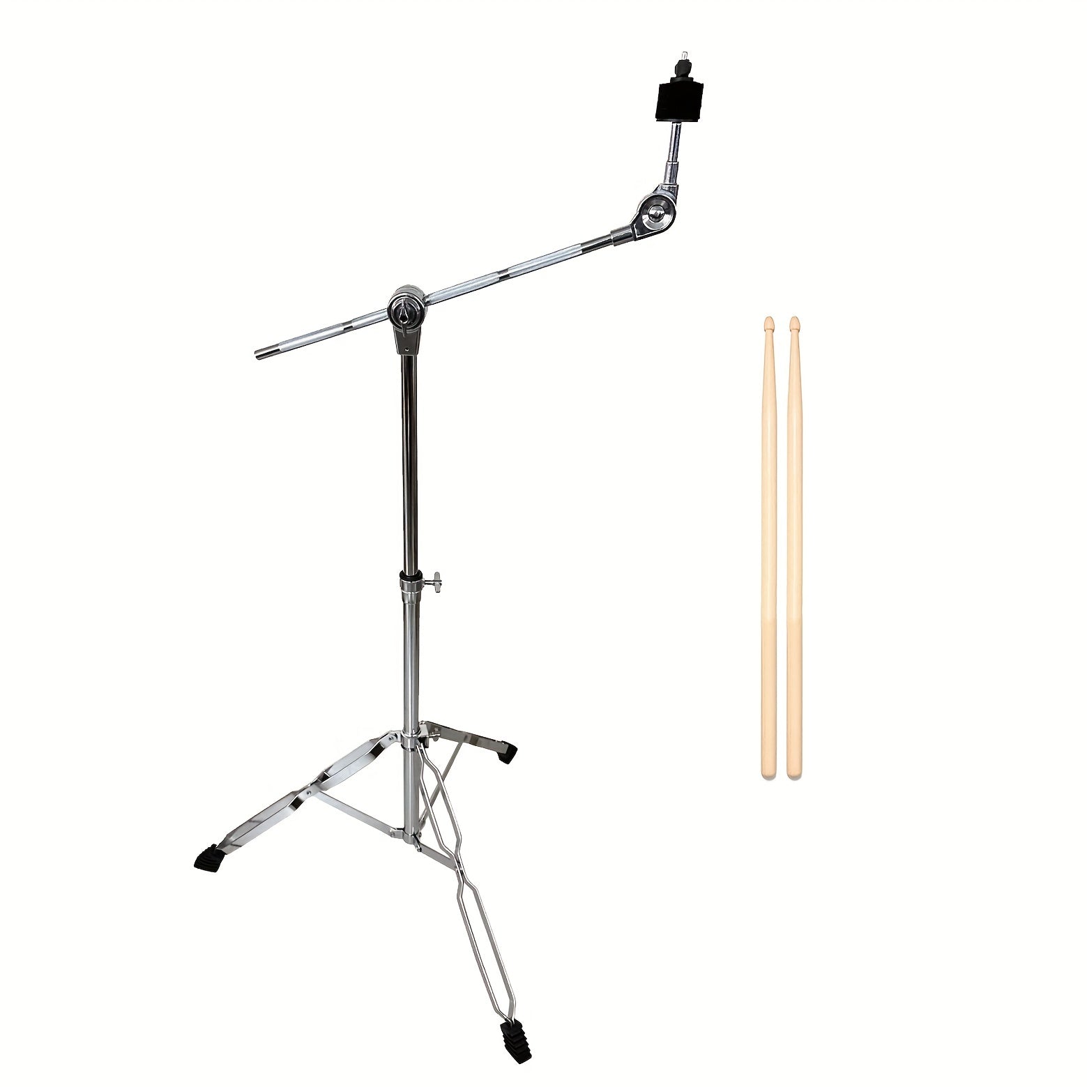 Heavy Duty Cymbal Stand Boom Straight Combo with Large Rubber Feet