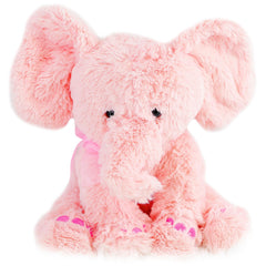 Plush Soft Elephant Teddy Bear Cuddling Baby Gift Toy Baby Pink Elephant