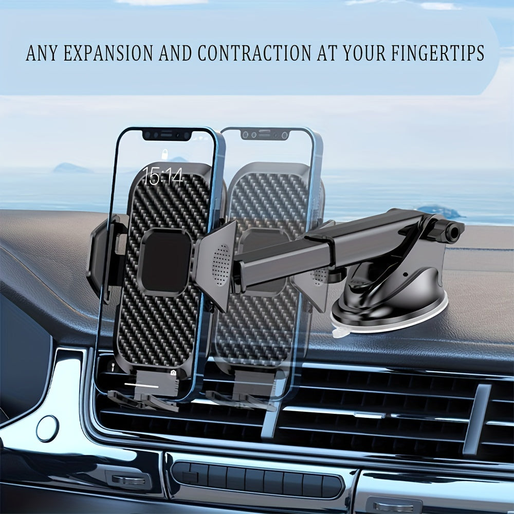 Car Phone Mount Long Arm Suction Cup Holder