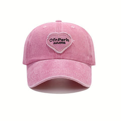 Embroidery Letter Baseball Cap Solid Hat Holiday Party