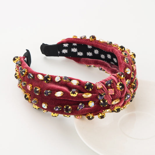 Corduroy Headband Vintage Fall Winter Boho Hairband