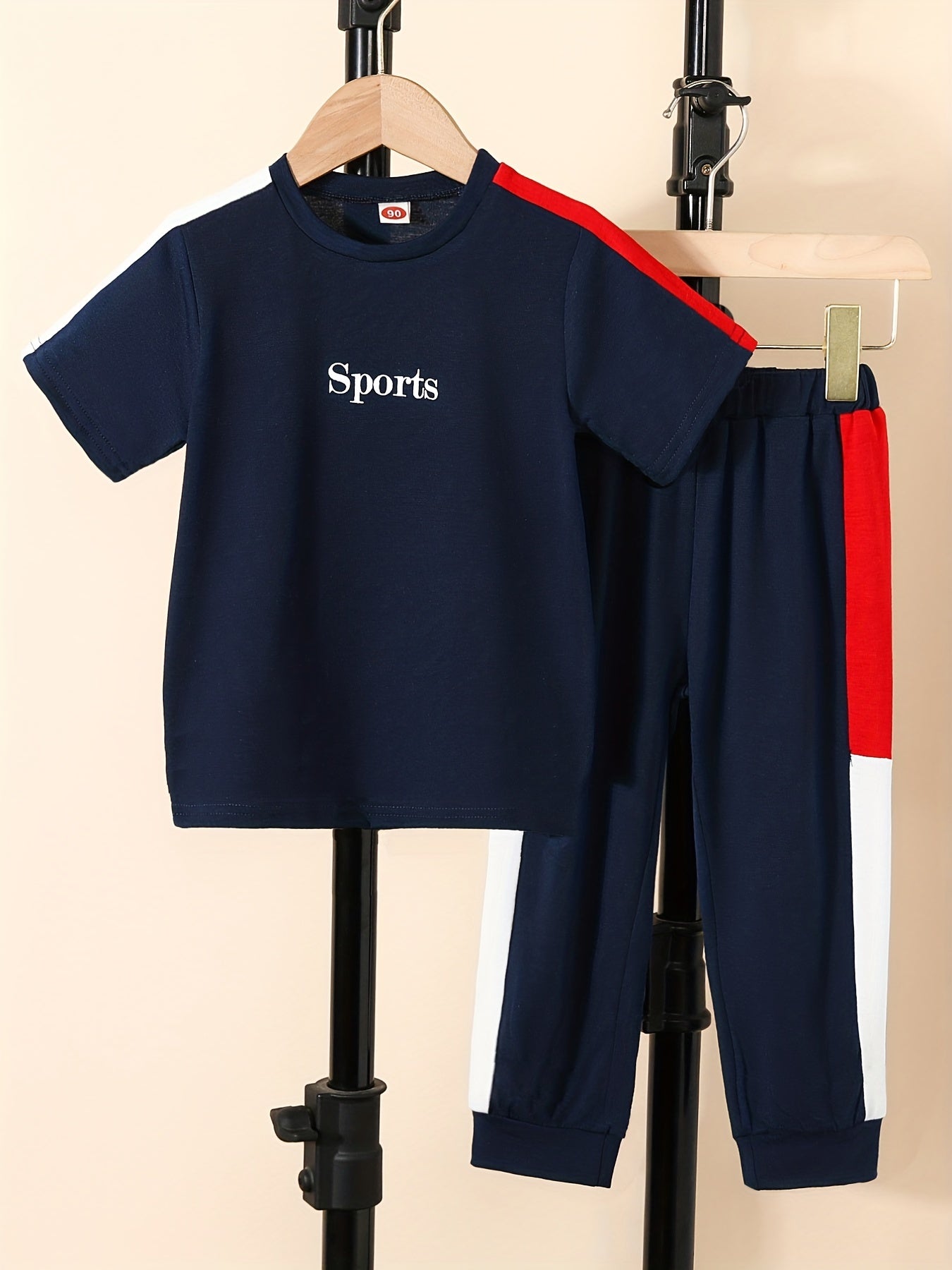 Boys Sports Outfit T shirt & Pants Kids Summer Clothes Sets