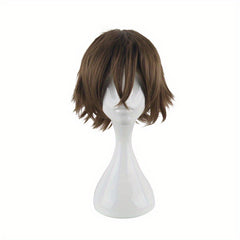 Men's 12 Inch Brown Anime Costume Wig 30 48 Cm Men's Role playing Wig