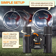 Compact Binoculars Telescope For Adults And Children Bird Watching Outdoor