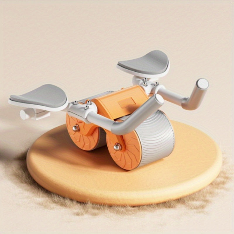 Ab Roller Wheel with Dual Wheels and Comfortable Handle