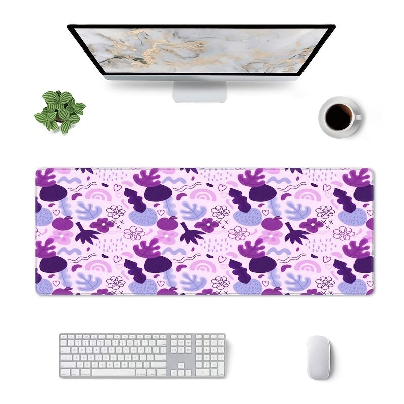 Large Gaming Mouse Pad 80x29cm Non-Slip Waterproof Keyboard Mouse Mat