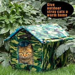 Waterproof Pet Shelter House Tent For Indoor Cats & Small Dogs